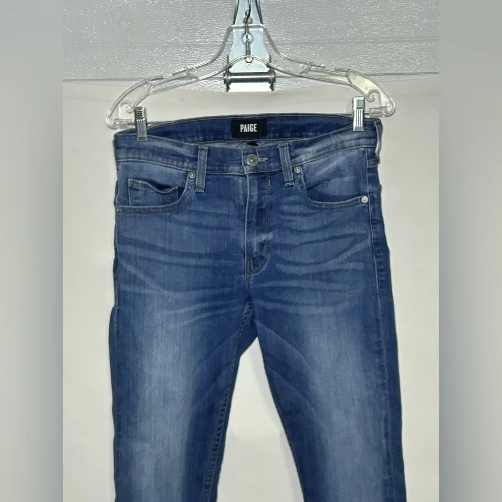 Paige Lennox Men’s Skinny Jeans Dark Wash Size 31 – Premium Stretch Denim